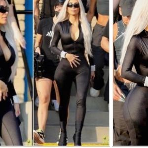 SKIMS All in one shine mock neck long sleeve onesie- NWT